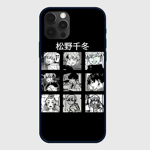 Чехол iPhone 12 Pro Чифуя Матсуно хронология Токийские мстители / 3D-Черный – фото 1