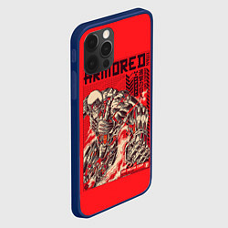 Чехол для iPhone 12 Pro ARMORED TITAN - Бронированный Титан, цвет: 3D-тёмно-синий — фото 2