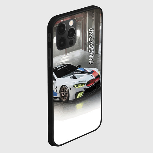 Чехол iPhone 12 Pro BMW Motorsport Mission 8 / 3D-Черный – фото 2