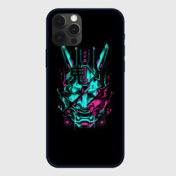 Чехол для iPhone 12 Pro НЕОНОВЫЙ САМУРАЙ NEON RONIN NEON SAMURAI, цвет: 3D-черный