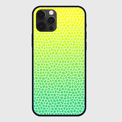 Чехол для iPhone 12 Pro Витражная мозаика, цвет: 3D-черный