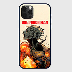 Чехол для iPhone 12 Pro Разрушение Геноса One Punch-Man, цвет: 3D-черный