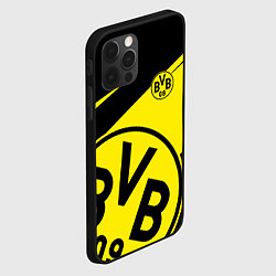 Чехол для iPhone 12 Pro BORUSSIA BVB 09 LOGO, цвет: 3D-черный — фото 2
