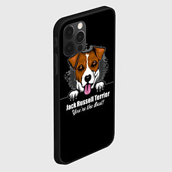 Чехол для iPhone 12 Pro Джек-Рассел-Терьер Jack Russell Terrier, цвет: 3D-черный — фото 2