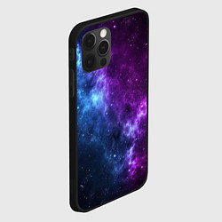 Чехол для iPhone 12 Pro NEON GALAXY НЕОНОВЫЙ КОСМОС, цвет: 3D-черный — фото 2