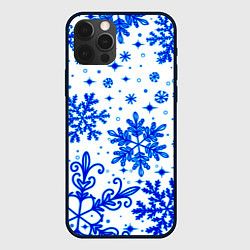 Чехол для iPhone 12 Pro Белая Зима, цвет: 3D-черный