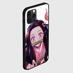 Чехол для iPhone 12 Pro Незуко Камадо Nezuko, цвет: 3D-черный — фото 2