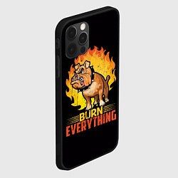 Чехол для iPhone 12 Pro Сжечь Всё, цвет: 3D-черный — фото 2