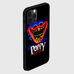Чехол для iPhone 12 Pro Poppy Playtime: Huggy, цвет: 3D-черный — фото 2
