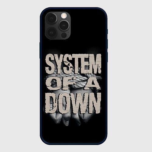 Чехол iPhone 12 Pro System of a Down / 3D-Черный – фото 1