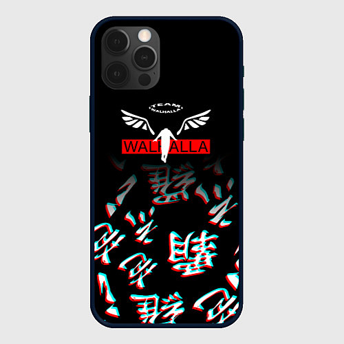 Чехол iPhone 12 Pro Tokyo Revengers Valhalla Glitch / 3D-Черный – фото 1