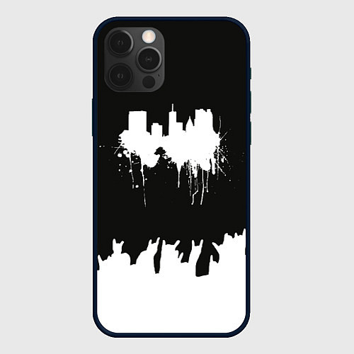 Чехол iPhone 12 Pro Black sity Город тьмы ART 2 / 3D-Черный – фото 1