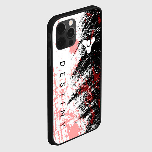 Чехол iPhone 12 Pro Destiny Кровавые пятна / 3D-Черный – фото 2