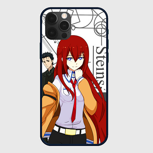 Чехол iPhone 12 Pro Врата Штейна SteinsGate / 3D-Черный – фото 1