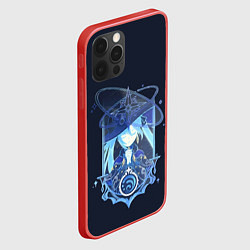 Чехол для iPhone 12 Pro Genshin Impact Mona Мона, цвет: 3D-красный — фото 2