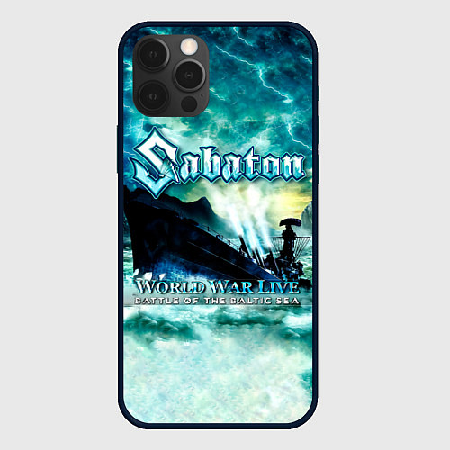 Чехол iPhone 12 Pro World War Live: Battle of the Baltic Sea - Sabaton / 3D-Черный – фото 1