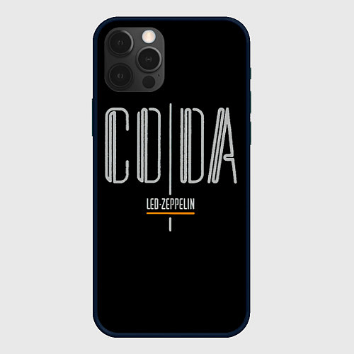 Чехол iPhone 12 Pro Coda - Led Zeppelin / 3D-Черный – фото 1