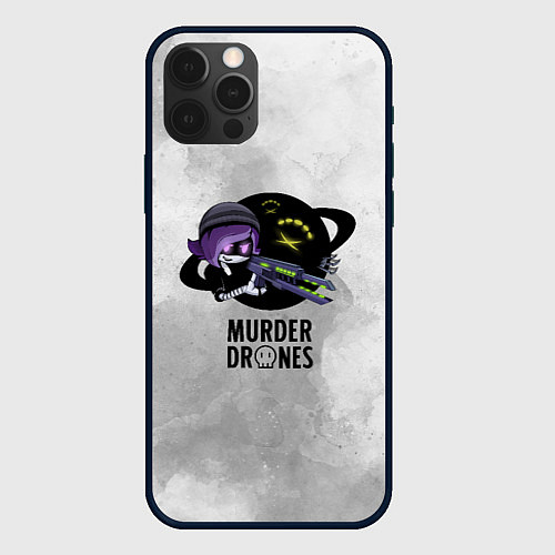 Чехол iPhone 12 Pro Murder Drones Дроны Убийцы / 3D-Черный – фото 1