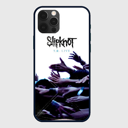 Чехол iPhone 12 Pro 9 0: Live - Slipknot / 3D-Черный – фото 1