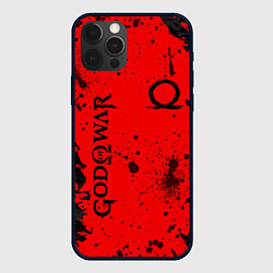 Чехол iPhone 12 Pro God of War Брызги крови