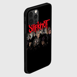 Чехол для iPhone 12 Pro Slipknot 5: The Gray Chapter, цвет: 3D-черный — фото 2