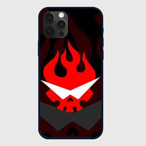 Чехол iPhone 12 Pro GURREN LAGANN LOGO SYMBOL / 3D-Черный – фото 1