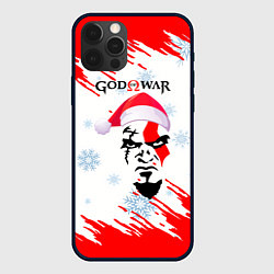 Чехол iPhone 12 Pro Новогодний God of War