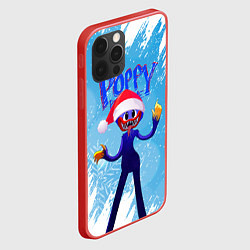 Чехол для iPhone 12 Pro Новогодний Poppy Playtime, цвет: 3D-красный — фото 2