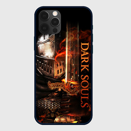 Чехол iPhone 12 Pro Dark Souls - The Ashen One / 3D-Черный – фото 1