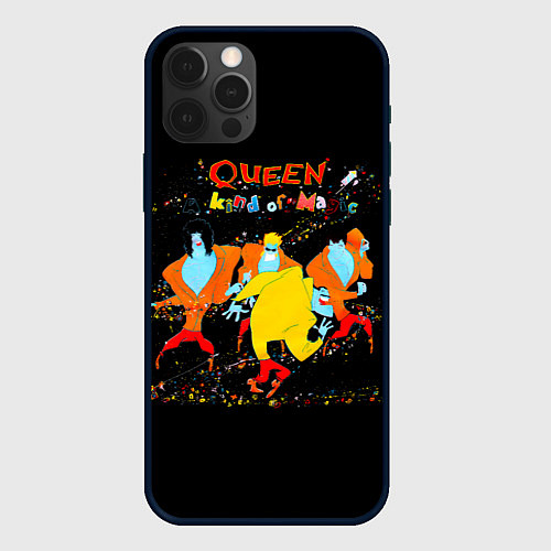Чехол iPhone 12 Pro A Kind of Magic - Queen / 3D-Черный – фото 1