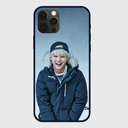 Чехол для iPhone 12 Pro MIN YOONGI BTS WINTER, цвет: 3D-черный