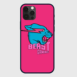 Чехол для iPhone 12 Pro Mr Beast Gaming Full Print Pink edition, цвет: 3D-черный