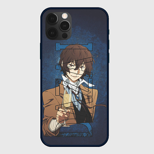 Чехол iPhone 12 Pro Дазай Осаму Dazai Osamu bungou stray dogs / 3D-Черный – фото 1