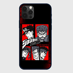 Чехол для iPhone 12 Pro JOJO BIZARRE ADVENTURE ДЖОДЖО АРТ, цвет: 3D-черный