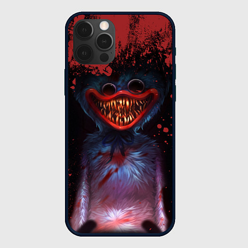 Чехол iPhone 12 Pro Blood Poppy Playtime / 3D-Черный – фото 1