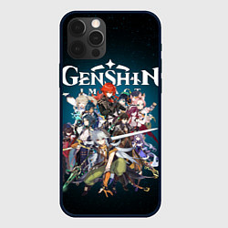 Чехол iPhone 12 Pro GENSHIN IMPACT HEROES SPACE