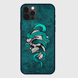 Чехол iPhone 12 Pro SKULL & SNAKE