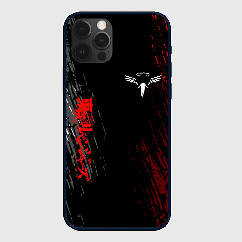 Чехол iPhone 12 Pro Токийские мстители Аниме Кайсуке / 3D-Черный – фото 1
