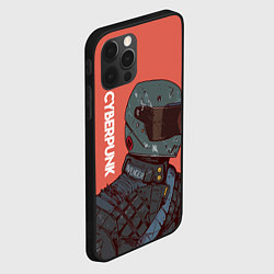 Чехол для iPhone 12 Pro Cyberpunk Спина, цвет: 3D-черный — фото 2