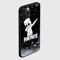 Чехол для iPhone 12 Pro НОВОГОДНИЙ FORTNITE MARSHMELLO, цвет: 3D-черный — фото 2