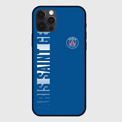 Чехол iPhone 12 Pro PSG PARIS SAINT GERMAIN WHITE LINE SPORT