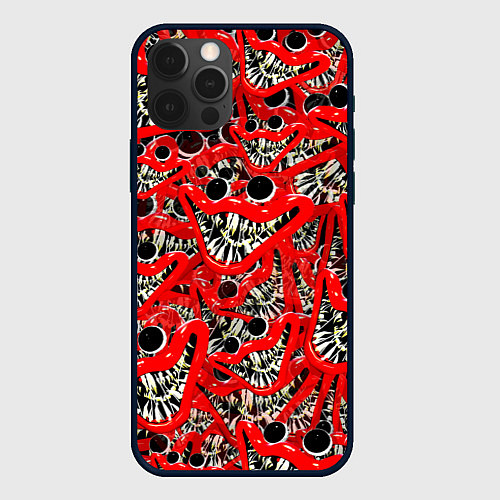 Чехол iPhone 12 Pro POPPY PLAYTIME ХАГГИ ВАГГИ / 3D-Черный – фото 1