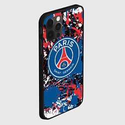 Чехол для iPhone 12 Pro PSG БРЫЗГИ КРАСОК СПОРТ, цвет: 3D-черный — фото 2