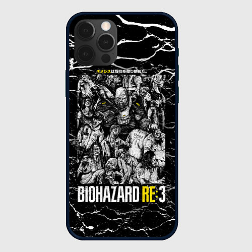 Чехол iPhone 12 Pro Biohazard re3 / 3D-Черный – фото 1