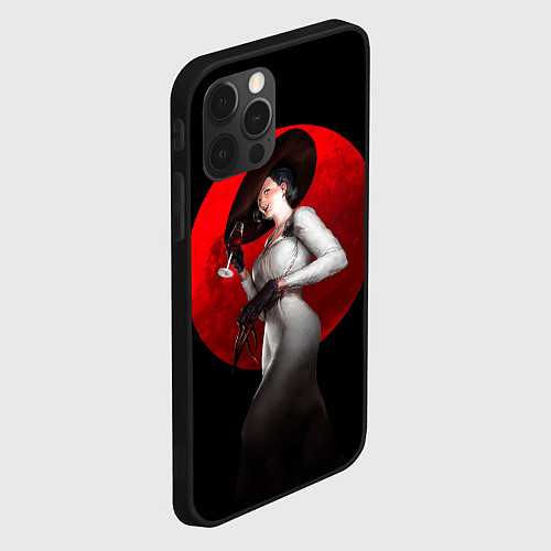 Чехол iPhone 12 Pro Хитрая Димитреску / 3D-Черный – фото 2