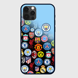 Чехол для iPhone 12 Pro МАНЧЕСТЕР СИТИ MANCHESTER CITY, цвет: 3D-черный