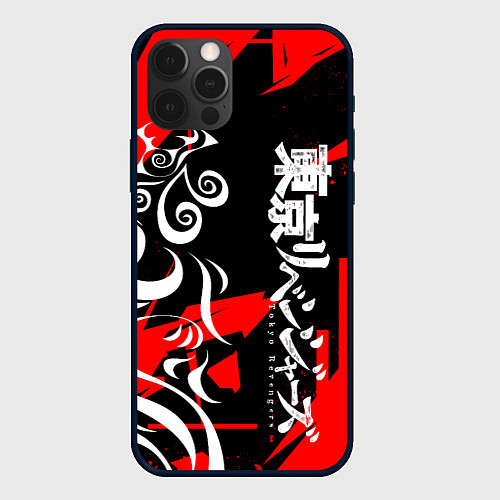 Чехол iPhone 12 Pro TOKYO REVENGERS ТОСВА RED VER / 3D-Черный – фото 1