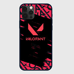 Чехол для iPhone 12 Pro Valorant паттерн, цвет: 3D-черный