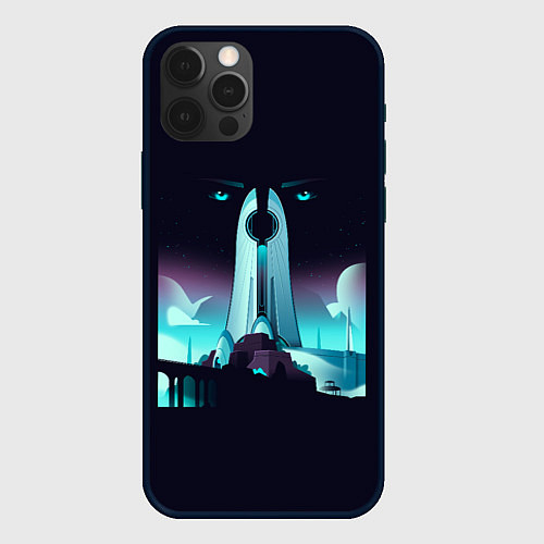 Чехол iPhone 12 Pro Destiny eyes / 3D-Черный – фото 1