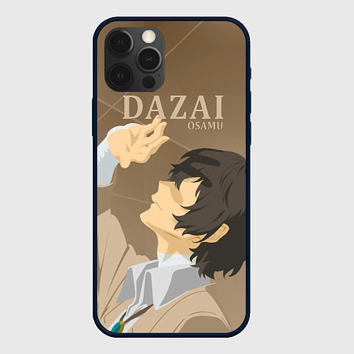 Чехол iPhone 12 Pro Дазай Осаму Dazai Osamu, bungou stray dogs образ / 3D-Черный – фото 1